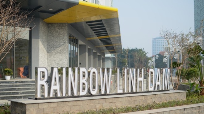 Hà Nội: Trạm sạc VinFast - Chung cư Rainbow Linh Đàm